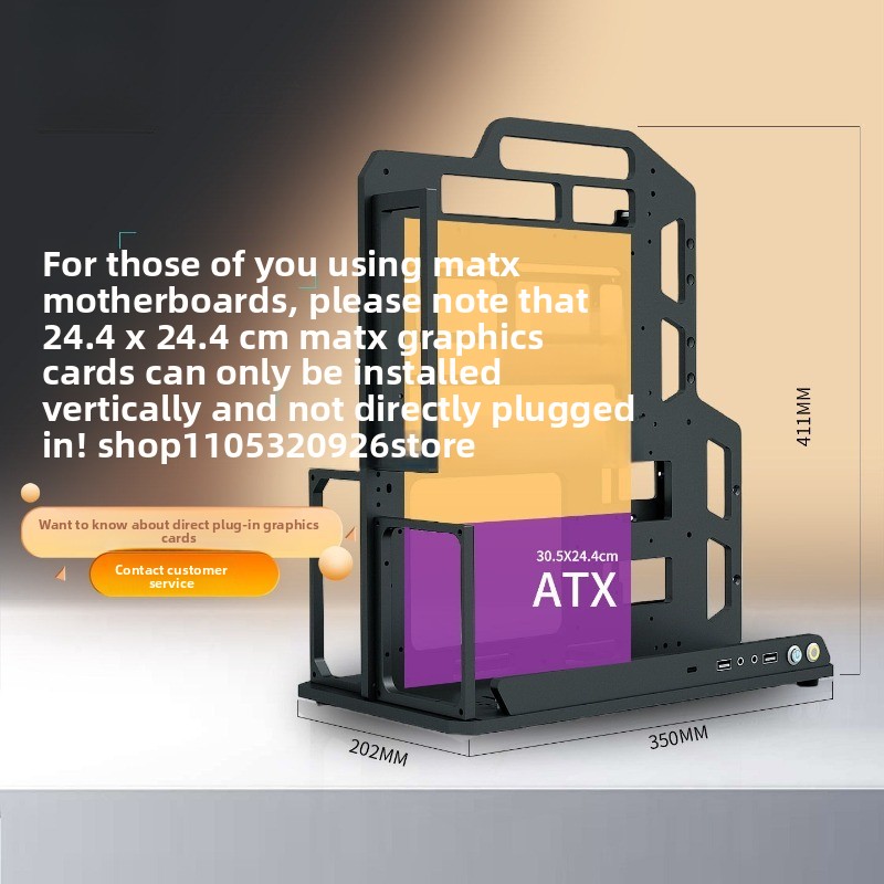 Obudowa typu Open Air Frame, a – Aluminum Open Frame Test Bench Water Cooling recenzja i cena