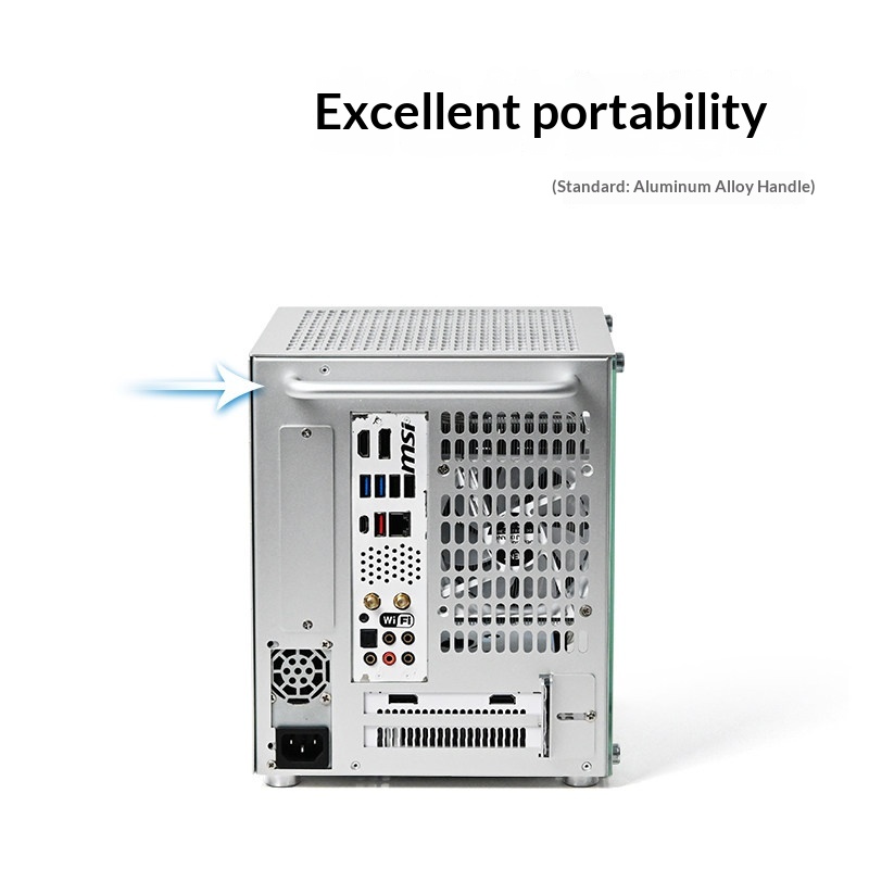11-litrowa aluminiowa przenośn – Portable Aluminum Itx Case Carry Handle recenzja i cena